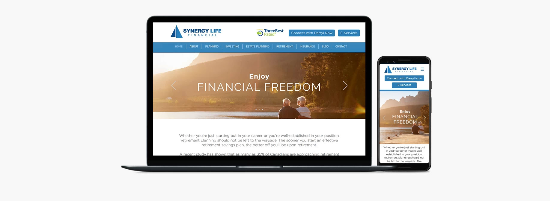 Synergy Life Website