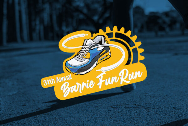 Barrie Fun Run Logo Branding