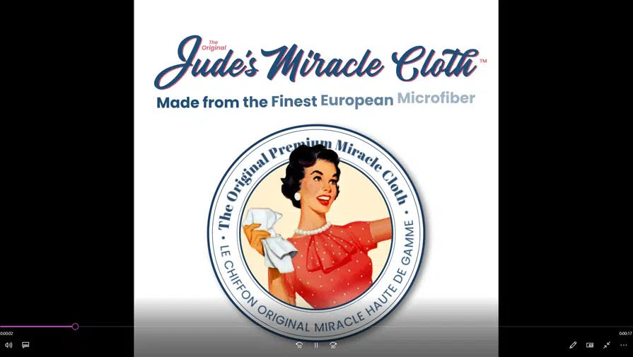 Jude's Miracle Cloth Facebook Ad