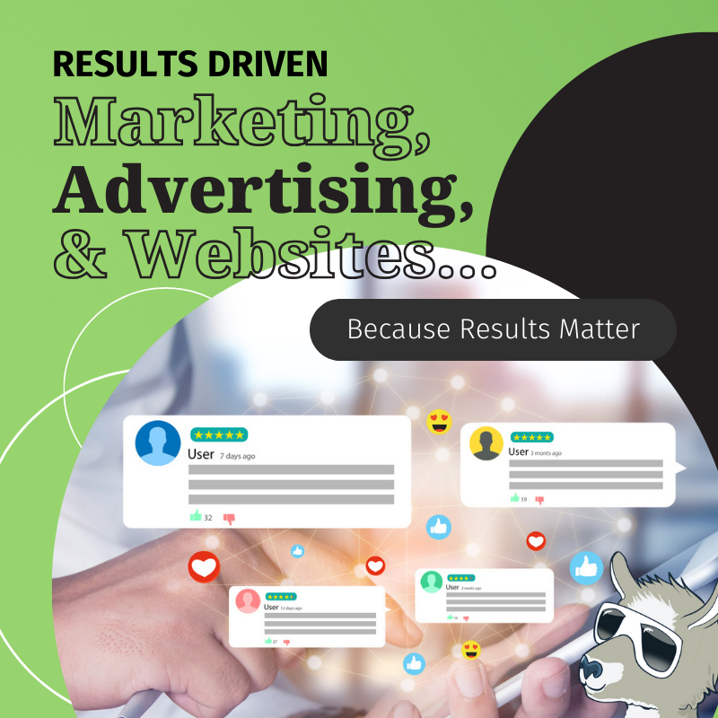 Results Drive, Marketing, Advertising, and Websites... because results matter.