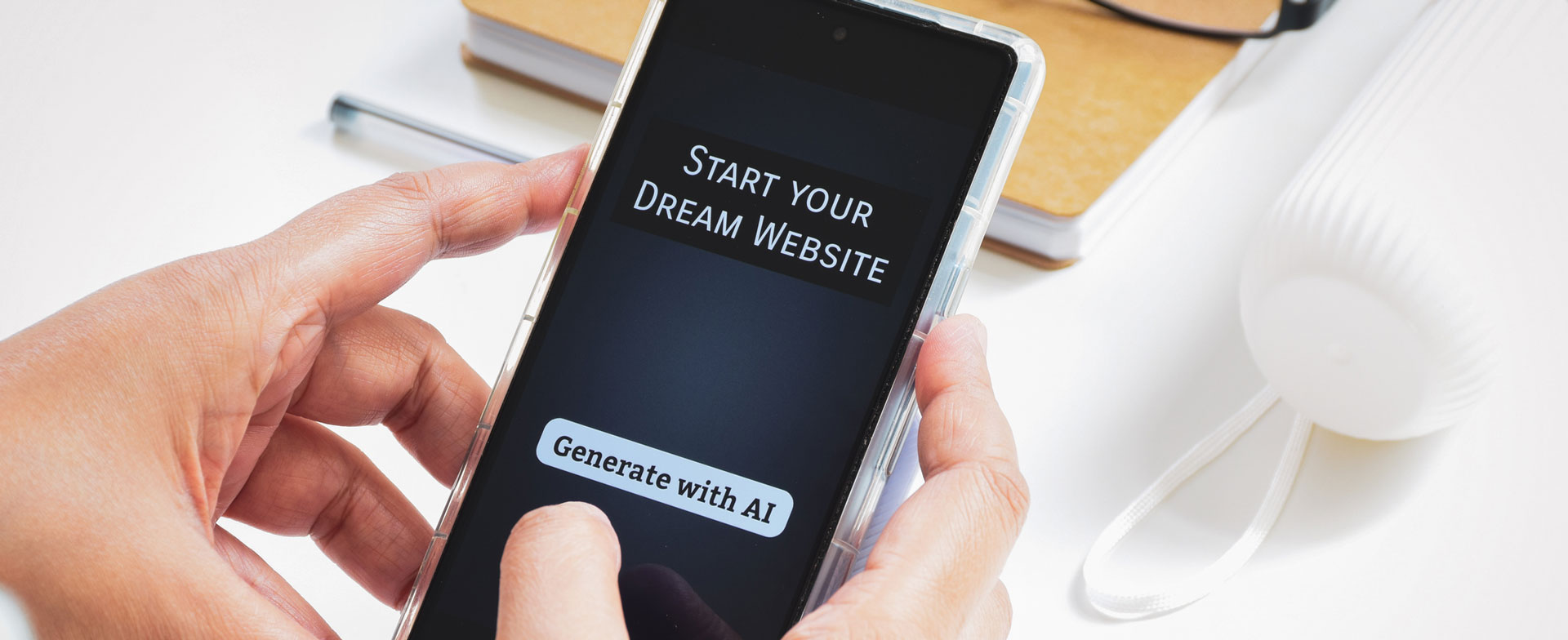 Free AI website builders vs agency