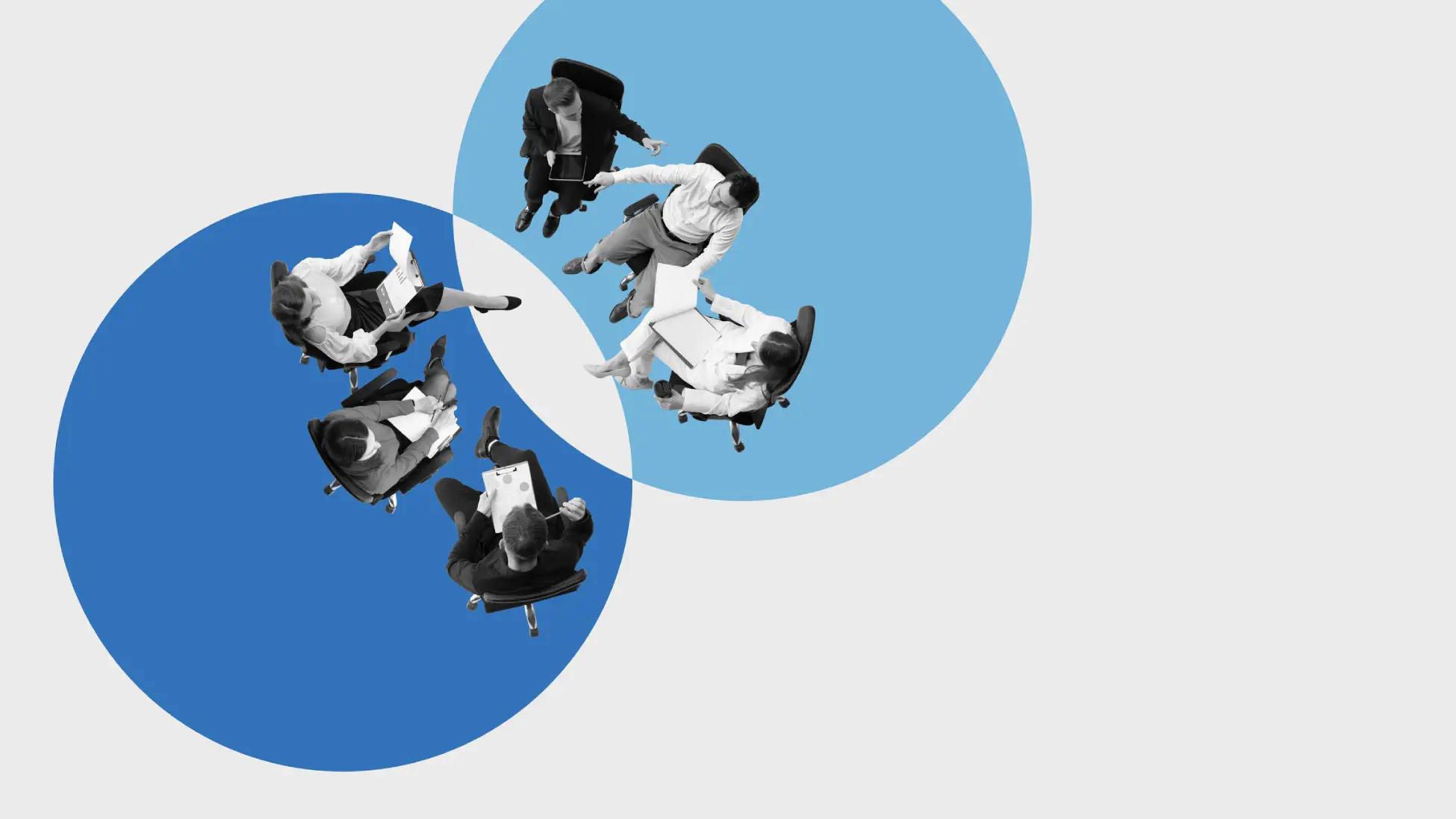 A team reviewing a marketing strategy plan
